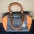 NEW - Michael Kors Orange and Brown Logo Colorblock 2-Way Ciara Handbag/Satchel 2 thumbnail