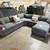 NEW Floor Model Thomasville Grey Fabric Sectional Sofa Couch w/ Storage Ottoman  2 thumbnail