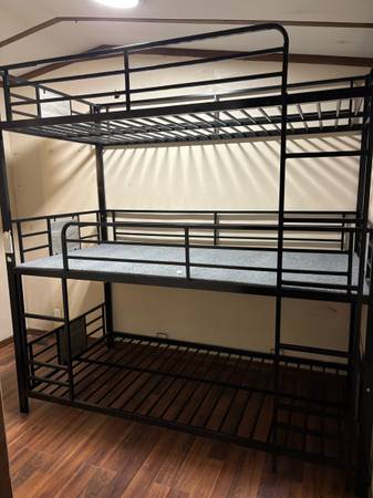 Twin triple bunk beds 1