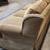 Beige Mastercraft corduroy sofa 5 thumbnail