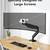 HUANUO Single Monitor Mount for 13" to 43" Ultrawide Screens, 33 lbs 2 thumbnail