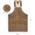 Brown Durable Waxed Canvas Work Apron for Woodworkers Carpenters Black 2 thumbnail