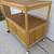 Rolling Rattan and Wicker Bar Cart / Serving Cart with 2 Cabinets 3 thumbnail