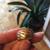 Solid and Heavy Yellow Gold Wide Band (Size 5-6) with elegant Design 7 thumbnail