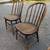 Pair of Antique Windsor Chairs Spindle Back Farmhouse Kitchen 1 thumbnail