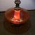 Amber Glass Table Lamp mid-century vintage Hollywood Regency 3 thumbnail