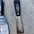 HYDE BLACK & SILVER STIFF CHIZEL PUTTY KNIFES 1 5/16 AND 3 INCH 3 thumbnail