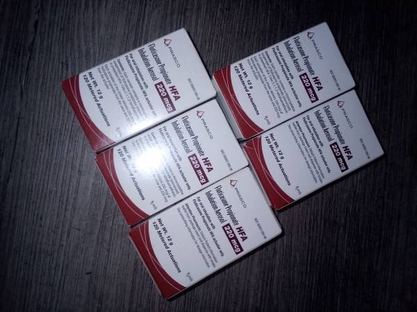 (5) Flovent Inhaler 1
