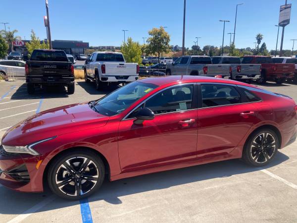 Used 2022 Kia K5 GT-Line---Red - $21,999 (richmond / point / annex)63442352831107124