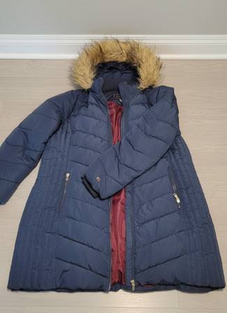 Tommy Hilfiger long heavy coat abrigo largo talla mediana 1