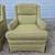 PROJECT: Midcentury Green Wingback Arm Chairs Lounge Chairs - A Pair 6 thumbnail