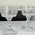 Two vintage footed etched glass dessert glasses 1 thumbnail