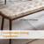Entryway Bench, Oak Wood, Khaki, 51"L x 11"W x 17"H 8 thumbnail