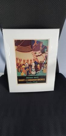 Indian Days Banff Canadian Rockies Canadian Pacific Poster Print Cana 1