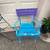 CHAIRS 2 Colorful Outdoor Chairs & 1 Heavy metal bar chair. 7 thumbnail