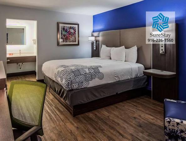 $550 / 1br - NEW SPECIAL: DISCOUNTED WEEKLY FLAT RATE + Complimentary Breakfast (Sacramento)64043836571522120
