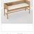 New Elden wood bench wicker with cushion solid wood Studio McGee 6 thumbnail