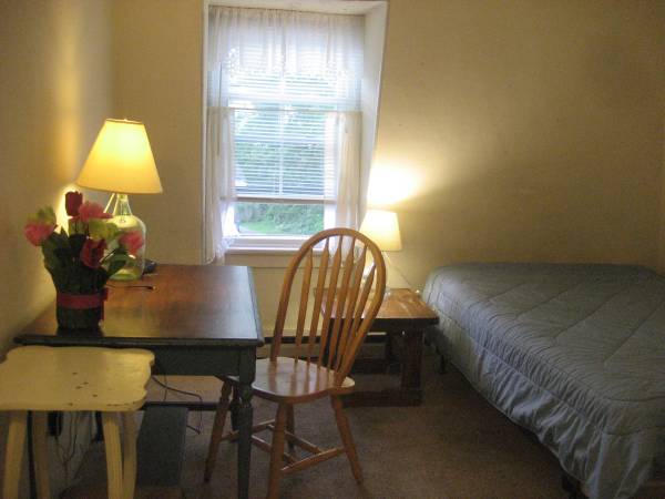 Private, simplified, single occupant, affordable Room 1