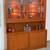 Vintage Danish Modern teak credenza w/sliding door hutch 1 thumbnail