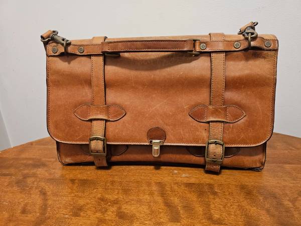 Leather Brief Bag 1