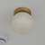 Mini Alabaster Flush Mount Ceiling Light 2 thumbnail