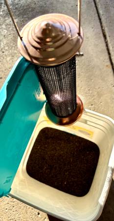 BIRD FEEDER AND SEED 1