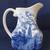 Liberty Blue Water Pitcher The Old North Church Staffordshire England 1 thumbnail