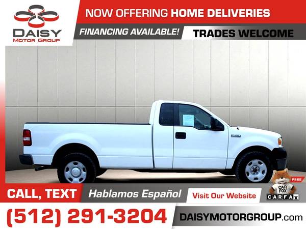 2008 Ford F150 F 150 F-150 Reg Cab Long Bed por solo $179/mes! - $9.999 (DAISY MOTOR GROUP)63439193660547123