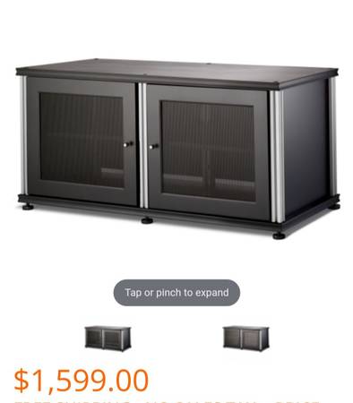 Salamander Designs Synergy 221 Double Width A-V Cabinet w/Upgrades - $46562926962795393121