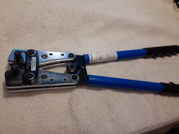 BATTERY CABLE WIRE CRIMPER - HEX - BATTERY.... 1