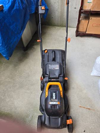 18" 40V battery lawnmower 1