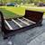 Vintage Queen Size Dark Walnut Low Profile Sleigh Bed w/Nightstand 7 thumbnail
