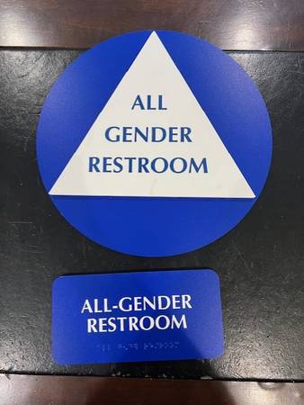 All Gender Bathroom Sign 1