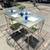Wrought iron dining table and chairs 6 thumbnail