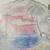 New, Large Glass Serving Tray with Sailboat and Palm Trees 2 thumbnail