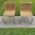Vintage Woven Cane/Rattan & Chrome Lounge Chairs- Mid Century 9 thumbnail