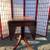 Vintage mahogany drop leaf table with drawer 2 thumbnail