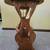 Antique Style Oak Magazine Rack with Light 5 thumbnail