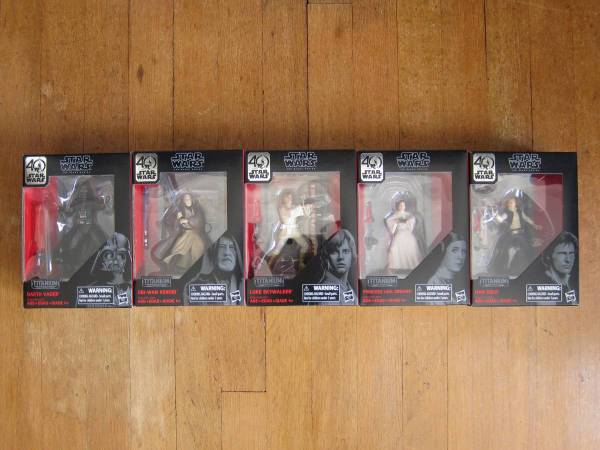 Star Wars - 40th Anniversary Titanium figure set 1