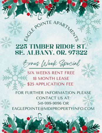 SIX WEEKS RENT FREE - Eagle Pointe Apartments 1