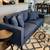 Like New Blue Sofa 1 thumbnail