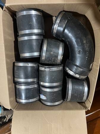 4” pipe connectors 1