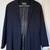 Beautiful RALPH LAUREN Women's Lightweight Wool Coat Size 12 Navy Blue 5 thumbnail