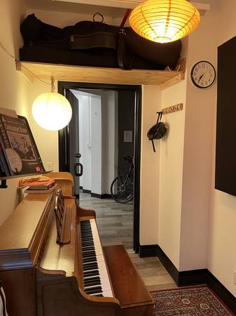 $145 Practice Room/Teaching Studio share available with piano (Bedstuy Bushwick)63874741247363122