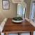 Solid cherry table five to nine ft with leaves, 2 chairs and bench 2 thumbnail