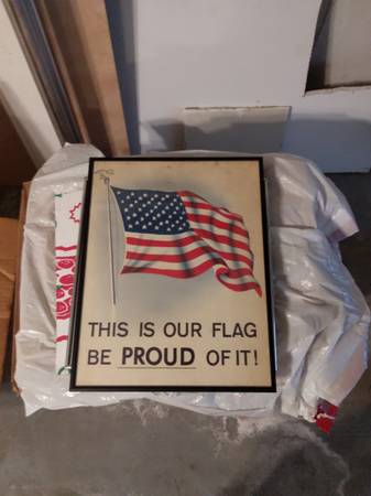 Framed Flag Picture 1