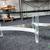 Lucite and Glass Surfboard Coffee Table 3 thumbnail