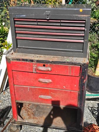 Heavy solid 2 piece tool box 1