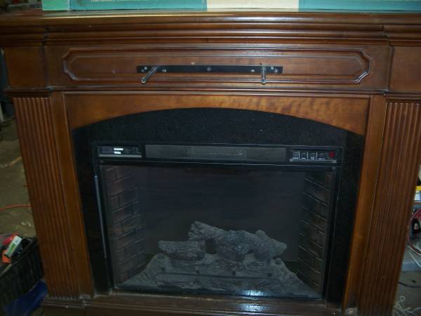 2 electric decorative fire places 1