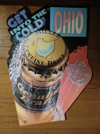 Miller genuine draft  sign 1